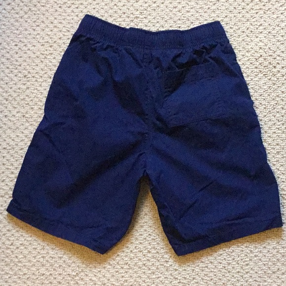 LANDS END BOYS NAVY DRAWSTRING SHORTS - Picture 2 of 2